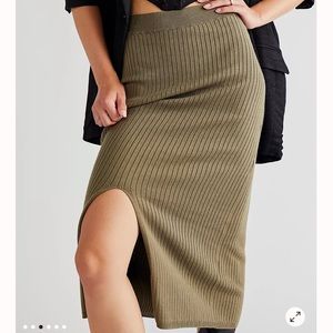 Skyline midi skirt free people